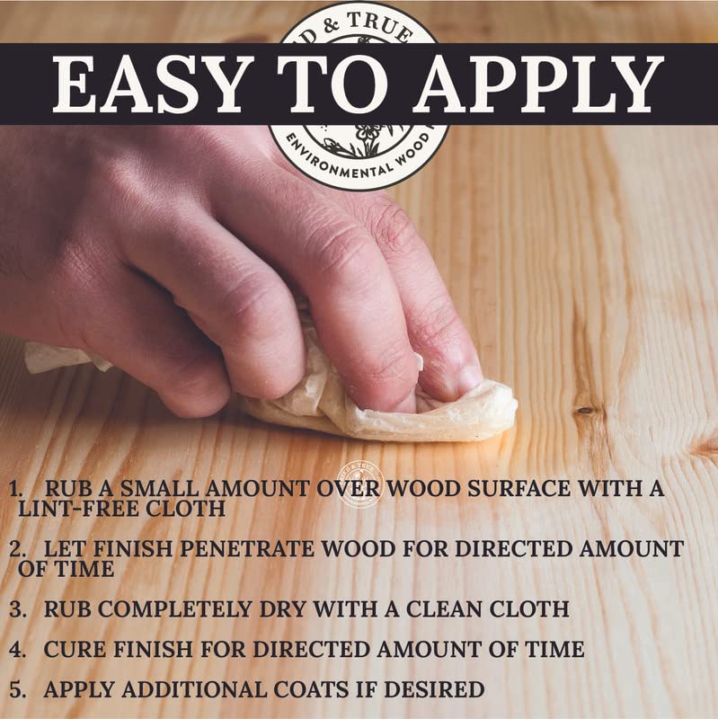 Tried & True Original Wood Finish 8 oz - Natural Linseed Oil & Beeswax