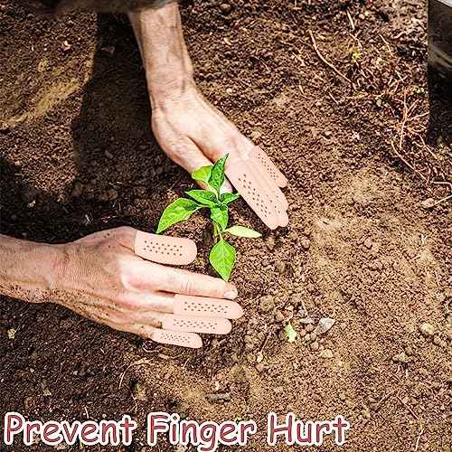 16Pcs Gel Finger Cots with Air Holes, Gel Finger Protectors Finger Covers Protection for Finger Tips, Breathable Finger Covers Finger Caps Gloves Finger Protectors for Wound, Finger Cracking