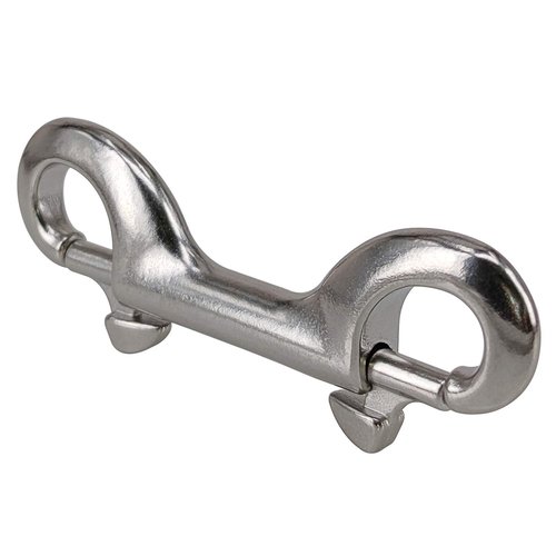 Yeebline Double Ended Bolt Snap Hook, 2-Pack 3-1/2 in 316 Stainless Steel Marine Grade Double End Trigger Snaps Metal Clips for Diving, Dog Leash, Key Chain, Horse Tack, Pet Feed Buckets