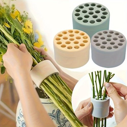 2PCS Spiral Flower Stem Holder for Vases | Large Reusable Bouquet Twister with Adjustable Coils | DIY Floral Arrangement Tool for Fresh/Dried Flower Display, Wedding Centerpieces & Home Decor