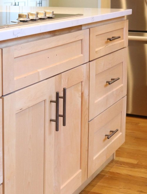 ONESTOCK Unfinished Maple Shaker Cabinet Door Front Replacement - 12W x 24H | Ready to Paint or Stain | Solid Wood | Cabinet Door Replacement