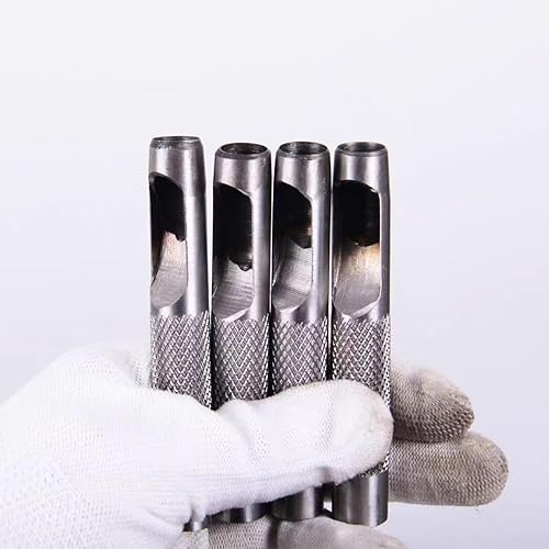 3Pcs Silver Grommets Hole Punch, Steel Hollow Leather Punch Set, 3-Piece Set (1/4, 3/8, 1/2 inch) is an Original Accessory for The ASDFGHT Grommet Tool Kit,Grommet Kits
