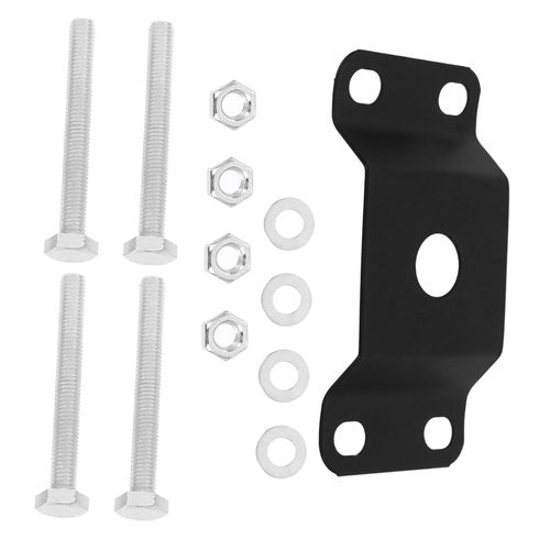 BESTonZON Solar Lighting Mounting Bracket Kit Weather Resistant Outdoor Light Pole Mount for Solar Panel Easy Installation Lamp Post Arm Bracket for Spotlights Street Lights Versatile Use