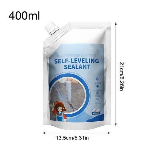 Magic Crack -Filler for Concrete, Concrete Caulking Adhesive, New Self-Leveling Sealant, Indoor Outdoor Use, Weather-Resistant Formula, 500ml for Bathroom Brick Bathtub Pool Garden