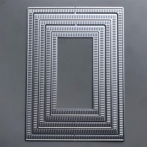 Rectangle Border Metal Cutting Dies,Card Making and Scrapbooking Templates for DIY Greeting Cards,Embossing Stencils, Wedding/Birthday Decor (Congratulations/Blessing Designs)