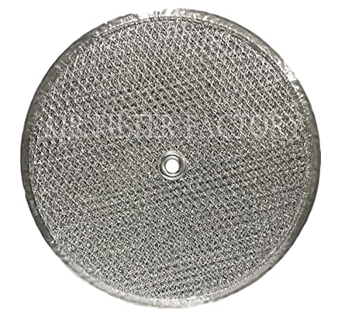 Air Filter Factory 9-1/2 Round x 3/32 Center Hole Aluminum Grease Filter 2-Pack for Range Hood