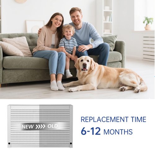 2400 413 Replacement Filter MERV 13 16x25x4 Compatible with Whole-House AirPurifier 2140 2400 and Space-Gard 2400 AirPurifier Pleated HVAC AC Furnace Air Filter Pack-2