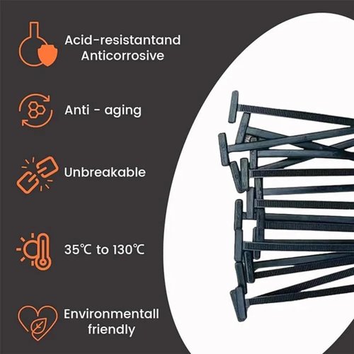 Nylon Universal Cable Tie Buckle, Heavy Duty Self-Locking Nylon Zip Ties Holder, New Multifunctional Cable Tie Buckle for Car Daily Repair (20pcs)