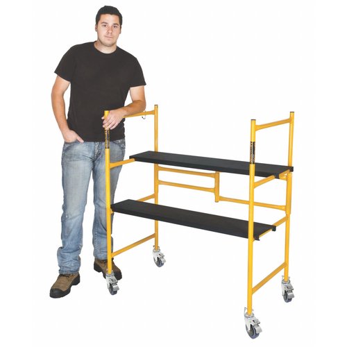 Metaltech Mini Folding Steel Scaffold - 500-Lb. Capacity, Model Number I-IMCN