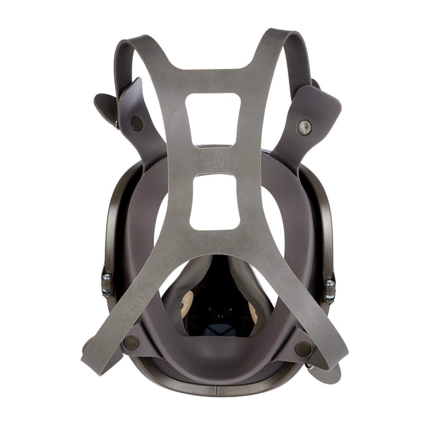 3M 6800 Full Facepiece Reusable Respirator, Medium, Gray