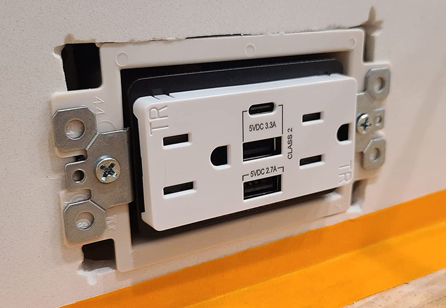 iMBAPrice IMBA-BE1-5 (UL Listed) 1-Gang Non-Metallic Electrical Power Outlet Box Extender for Power Switch Receptacles Accessories, 5-Pack