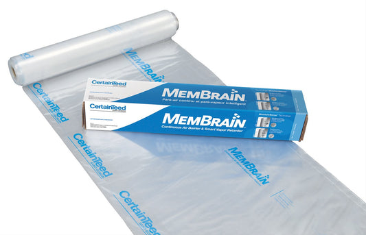 CertainTeed 902008 8'4" x 100' Smart Vapor Retarder Barrier, No Size, Clear