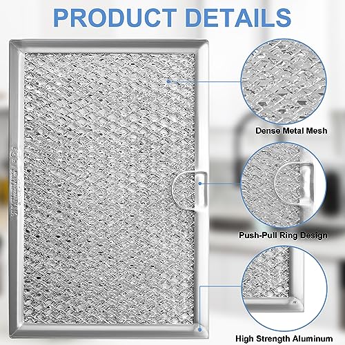 TOMOON 5304464105 Microwave Grease Filter – 2 Pack, Reusable Aluminum Vent Filter