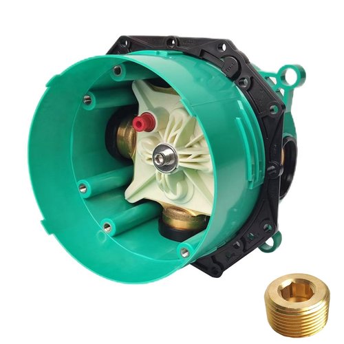 Upgraded 01850181 Rough-In Valve Universal Valve Core With Service Stops, ¾" Compatible With 04230000 04233000 15763001 Shower Parts