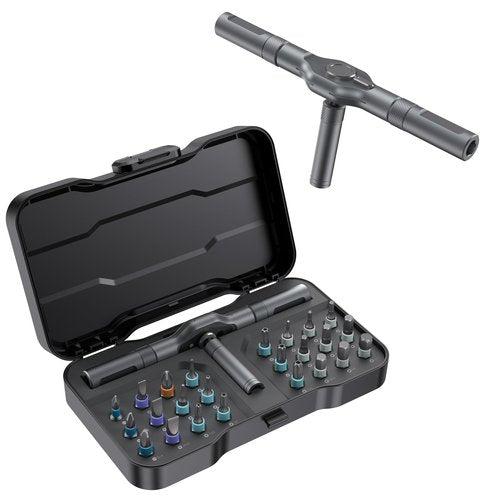 24 in 1 Magnetic Screwdriver Set, DIY Ratchet Mini Screwdriver Set, Removable self-assembly Precision Screwdriver kit, Magnetic DIY Precision Tool kit for PC Mobile Watch Bicycle