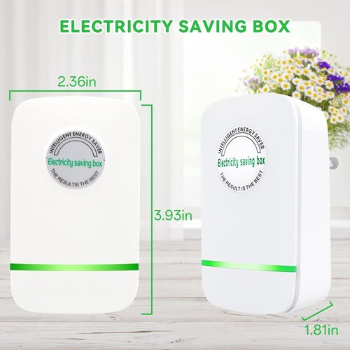Stop Watt Energy Saving Device, Electricity Saving Box Stopwatt Energy Saving Device, Power Saver Electricity Saving Device Save Electricity, US Plug 90V-250V 30KW 6 Pack