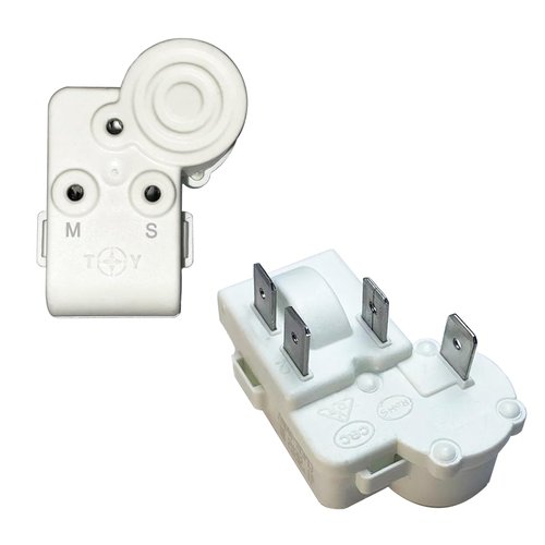 Refrigerator Freezer Compressor PTC Starter Relay, 4 Pins Over Load Protector Accessories Compatible ZHB Series ZHB88-125P4.7 ZHB35-120P15 ZHB60-120P15 ZHB69-120P15 ZHB60-120P4.7