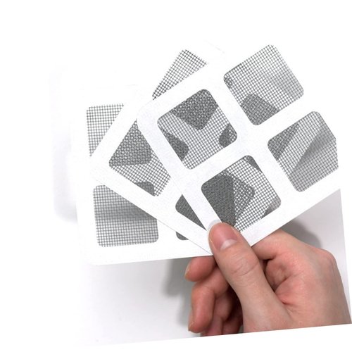 HOLIDYOYO 20Pcs Screen Patch Repair Kit Self Adhesive Window Screen Repair Tape for Fixing Rips Tears and Screens Doors Tents and Rvs and Reusable