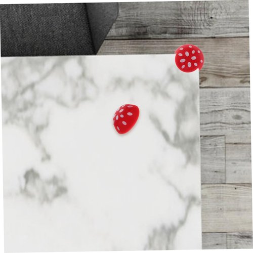 Totority 3pcs Cute Mushroom Pattern Table Corner Protectors Silicone Furniture Corner Guards for Adorable Edge Safety