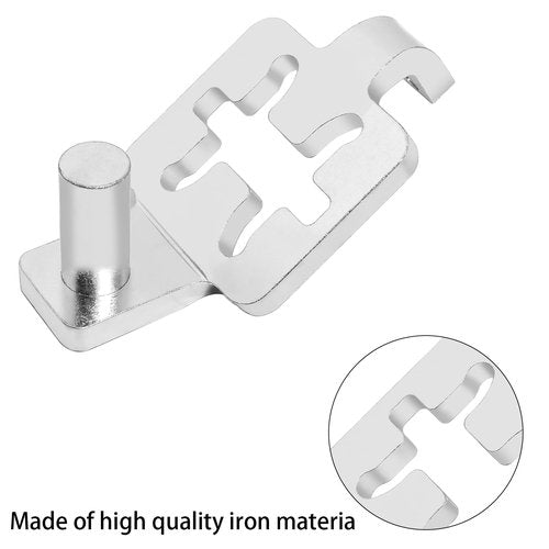 2 Pack T-Post Gate Hinge Pins Heavy Duty Steel, Easy to Install for Farm, Garden & Backyard Gates