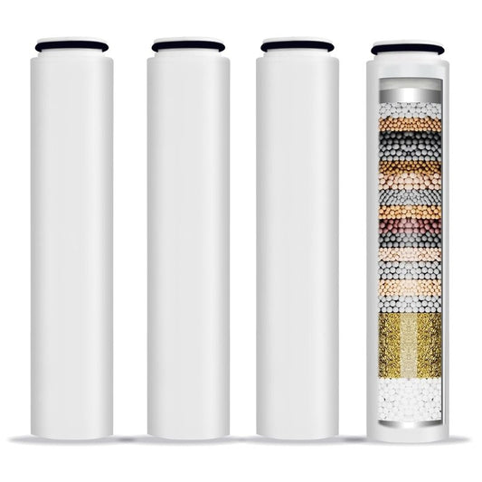 4 Pack Replacement Filters Compatible With Cobbe® Handheld Shower Head,Water Filter For Water Softening,Removes Chlorine(White)