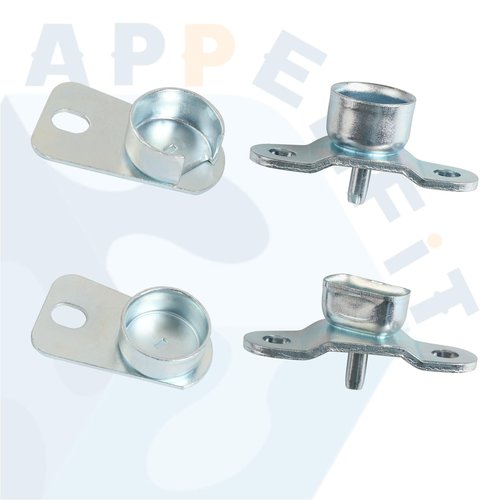 Tailgate Hinge Kit for Rear Tail gate Door Panel & Body Side Compatible with Chevrolet Chevy GMC Truck C1500 C2500 C3500 K1500 K2500 K3500 1993-2000 Tailgate Hardware Parts