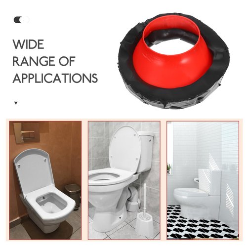 WOONEKY Wax Ring Toilet Seal Offset Toilet Flange Ring Leakproof Universal Fit Easy to Install