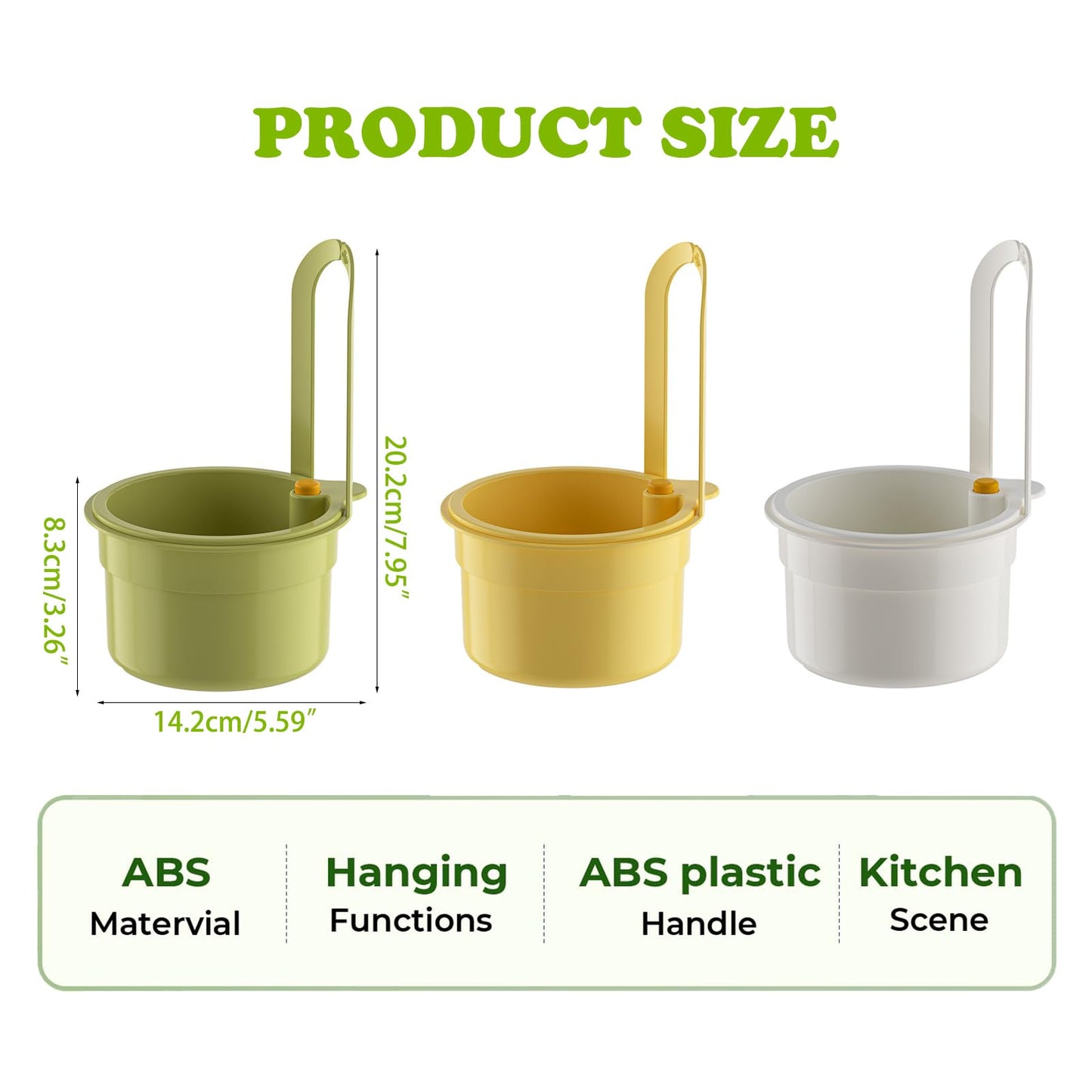 Kitchen Sink Strainer Net Bags Sink Drain Rack with Strainer Mesh Bags Kitchen Sink Drain Filter Food Catcher Trash Catcher for Garbage Leftovers Efficient Kitchen Sink Strainer Solution (Green)