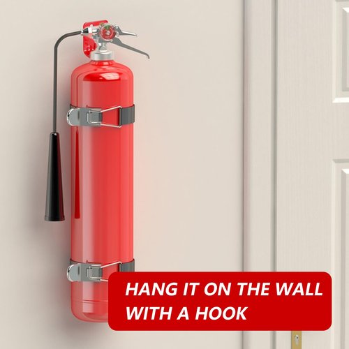 Fire Extinguisher Mounts & Brackets,4 Pack Fire Extinguisher Brackets and Holders, Fire Extinguisher Wall Hook Holder Hanger for 5-10 lb fire Extinguisher Mount