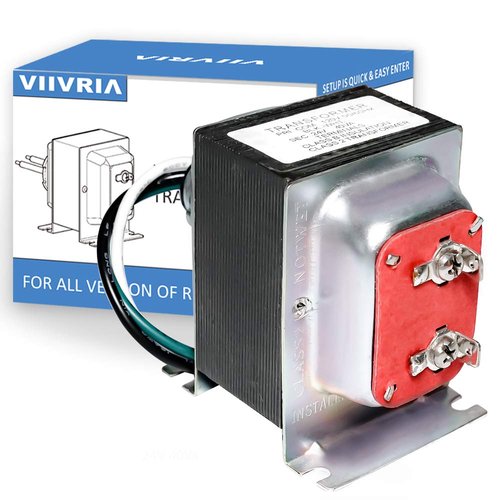 VIIVRIA 24V 40VA Doorbell Transformer - Heavy-Duty Copper Core for Ring Pro/2 & Nest Hello, Easy Install Hardwired Power Supply, Thermostat/Chime Compatible