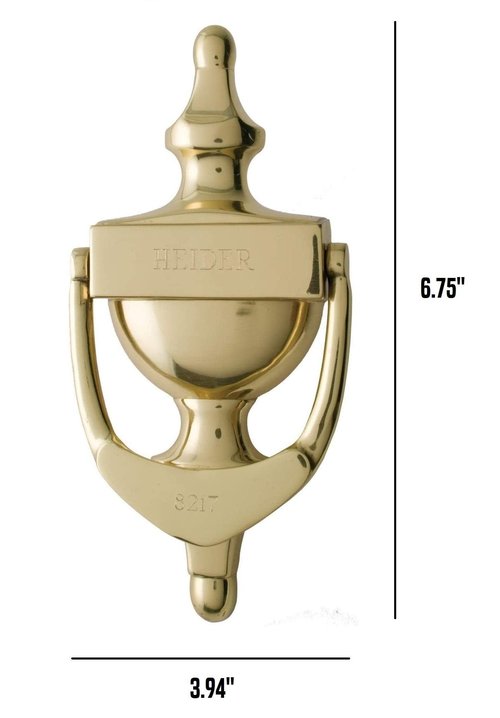 ExcelMark Door Knocker - Solid Brass Construction (Custom)