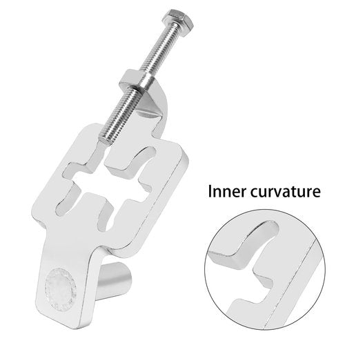 2 Pack T-Post Gate Hinge Pins Heavy Duty Steel, Easy to Install for Farm, Garden & Backyard Gates