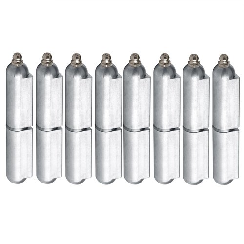 MOUNTAIN_ARK 8 Pack 4-1/4" x 3/4" Aluminum Weld On Bullet Hinges with Grease Zerk, Weldable Lift Off Hinges for Trailer Door, Gate