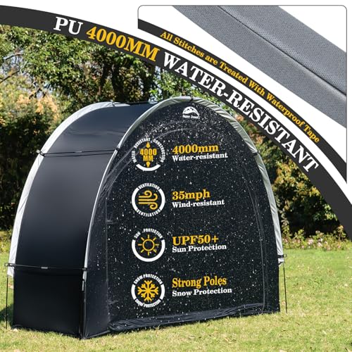 7x2.7x5.6ft Outdoor Bicycle Storage Tent for 2-3 Bikes Waterproof Garage Shed