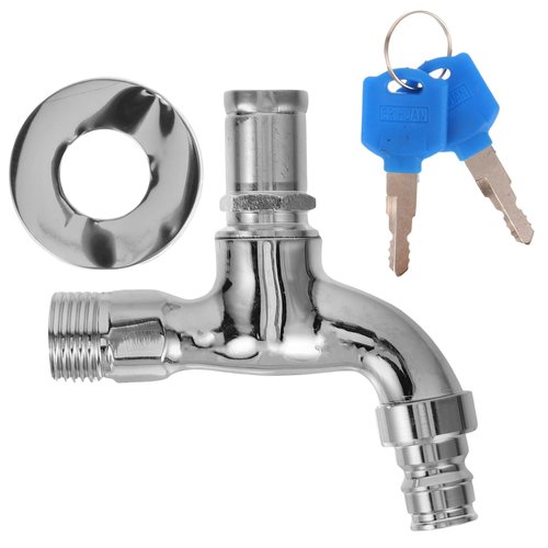 Cabilock Alloy Material Faucet Lockable Design for Outdoor Use Anti-Theft Water Faucet Lock Key