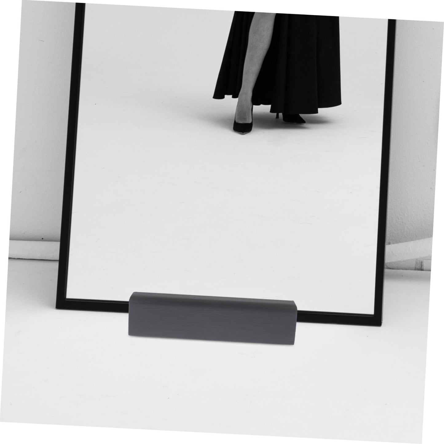 Yardenfun Skid Floor Mirror Support Bracket Multipurpose Full Mirror Holder Stand for Bedroom and Living Room Dark Gray