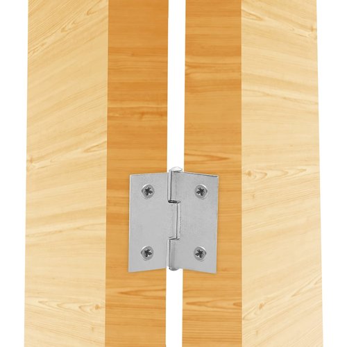 Piutouyar 6Pack Butt Hinge 1 Inch Mini 304 Stainless Steel Small Cabinet Folding Craft Hinges With Mounting Screws for Boxes Gate Drawer