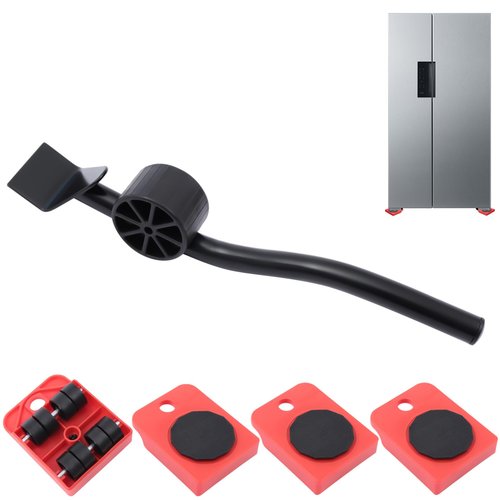 Furniture Lifter, Heavy Duty Transport Lifting with 4 Flexible Mover Sliders Kit, Heavy Furniture Moving Tool Set for Moving Sofas, Bookshelves, Tables
