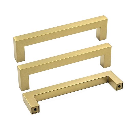 goldenwarm 10Pack 5in Brushed Gold Cabinet Pulls Gold Cabinet Handles Gold Drawer Pulls Modern Cabinet Hardware Handles for Kitchen Cabinets