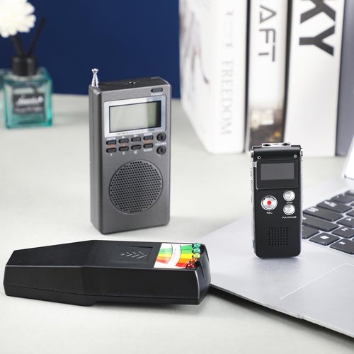 Saillong 3 Pcs Ghost Hunting Equipment Include 1 Pcs Spirit Ghost Hunting Box 1 Pcs Digital Voice Recorder 1 Pcs LED Emf Magnetic Field Hunting Detector, Paranormal Research Tools