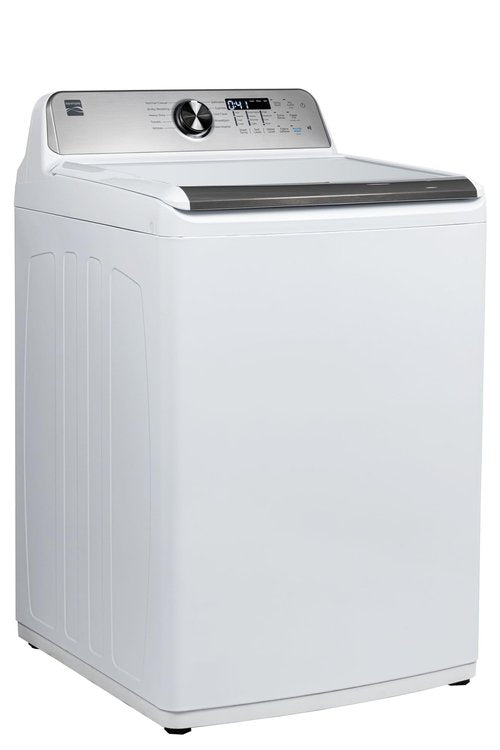 Kenmore 4.4 cu. ft. Top Load Washer with Triple Action Agitator for Tough Dirt & Stains-Reduce Laundry Time with Accela and Express Wash-LED, White