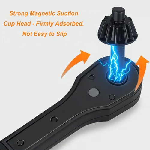 Drill Chuck Ratchet Wrench - 2 in 1 Drill Chuck Ratchet Spanner, 2-in-1 Ratchet Drill Chuck Key Wrench (1Set)