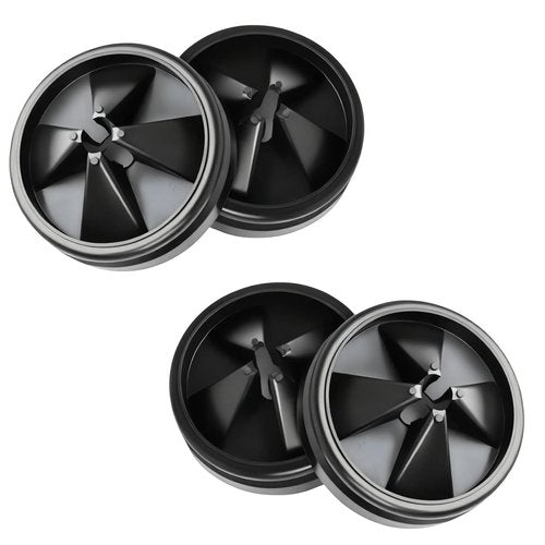 4 Pack 3 3/8 Inch Garbage Disposal Splash Guard - QCB-AM Replacement for InSinkErator Evolution & for Moen Models Silicone Splash Baffle with Noise Reduction, Leak-Proof Drain Protector Accessories