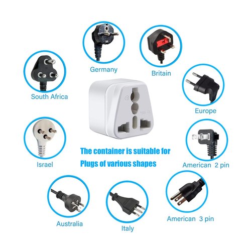 2 Pack UK Travel Adapter for Type G Plug, Works with Electrical Outlets in UK,HK, Ireland, Great Britain, Scotland, England, London, Dublin,Wall Outlet Power Charger Converter