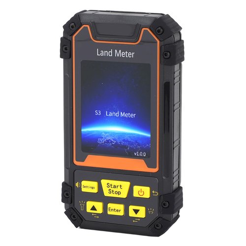 GPS Land Measuring Instrument, 2.4inch Color Screen Handheld Land Area Meter GPS Units, 4 Measurement Modes Land Surveying Equipment for Mountainous Land, Slope and Flat Field