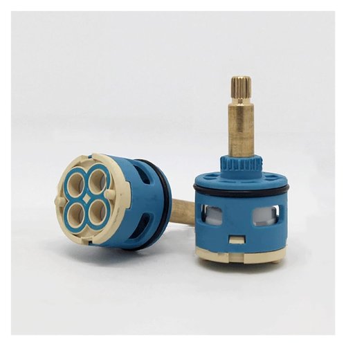 ZXDdxjiu Faucet Cartridge,Plumbing Parts, 26/28/33/35/37mm Ceramic Disc Cartridge Replacement Faucet Water Mixer Tap Inner Control Kitchen Faucet Valve(H 35mm)