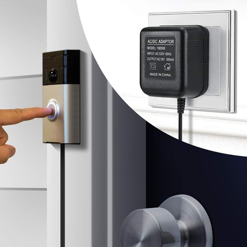 Power Supply Adapter for The All-New Ring Battery Doorbell 2024, Ring Battery Doorbell Plus/Pro, Ring Video Doorbell 2/1/Pro, Zmodo Smart Greet Video Doorbell, eufy Security/Arlo Doorbell