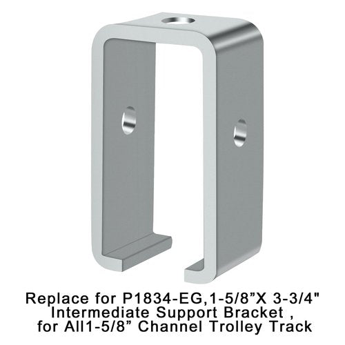 10 Pack Strut Channel Trolley Track Hanger Bracket for UNISTRUT P1834-EG 1-5/8 Intermediate Support Hange Bracket for All 1-5/8" Channel Trolley Track