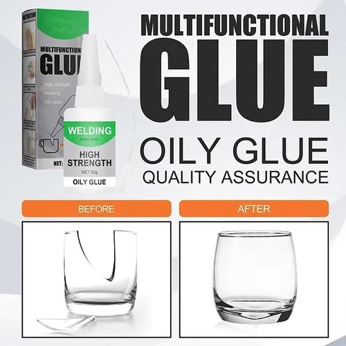 Pickelect Welding High-Strength Oily Glue, 50g Multipurpose Glue Welding High-Strength Oily Glues, for Metal, Wood, Ceramics, Leather, Glass (1pcs)