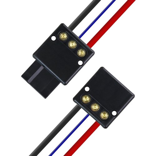 BRIGHTFUN Quick Disconnect Plug, Radio Wiring Harnesses for Car Amps & Powered Subwoofers, Compatible with 5 AWG & 8 AWG Cables, Quick Release Power Connector for Amplifiers and Active Bass Enclosures